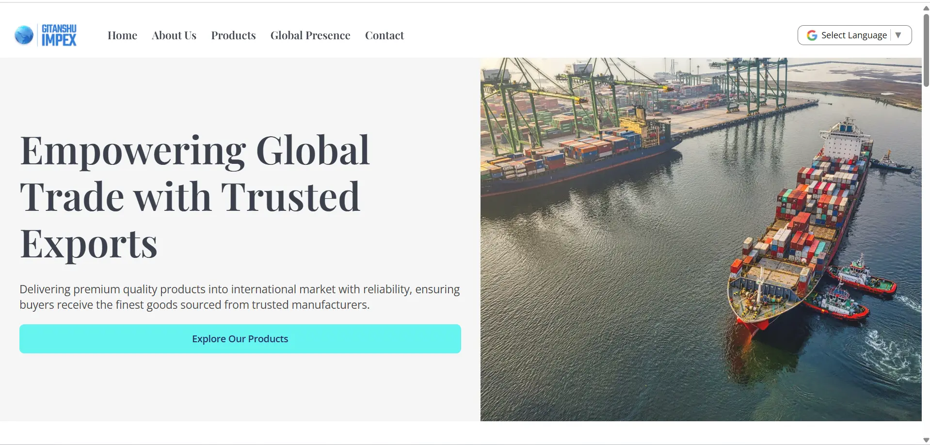 Axocean website preview image